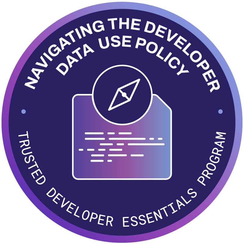 Navigating the Developer Data Use Policy